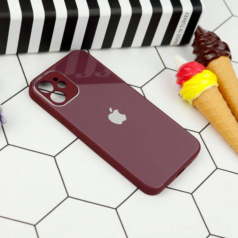 قاب محافظ لنزدار My Case پشت گلسی iPhone 12