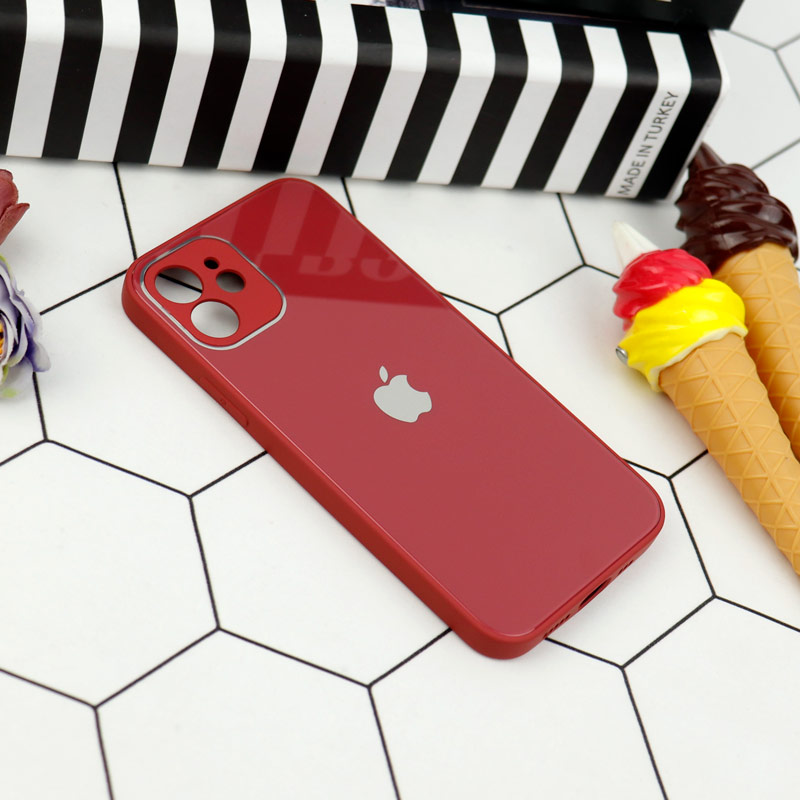 قاب محافظ لنزدار My Case پشت گلسی iPhone 12