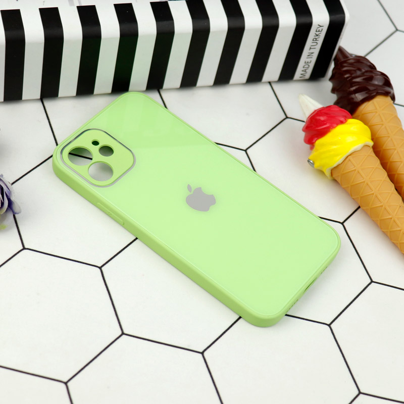 قاب محافظ لنزدار My Case پشت گلسی iPhone 12