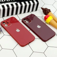 قاب محافظ لنزدار My Case پشت گلسی iPhone 12