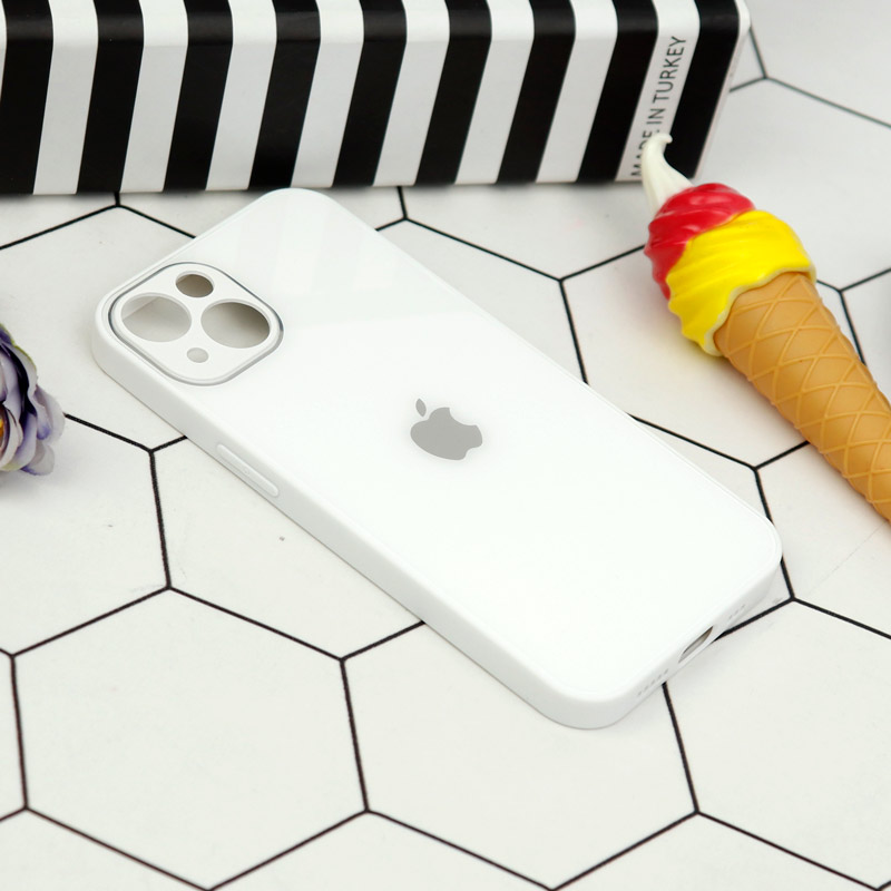 قاب محافظ لنزدار My Case پشت گلسی iPhone 13