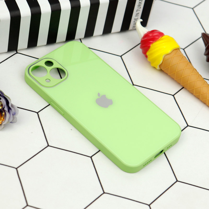 قاب محافظ لنزدار My Case پشت گلسی iPhone 13