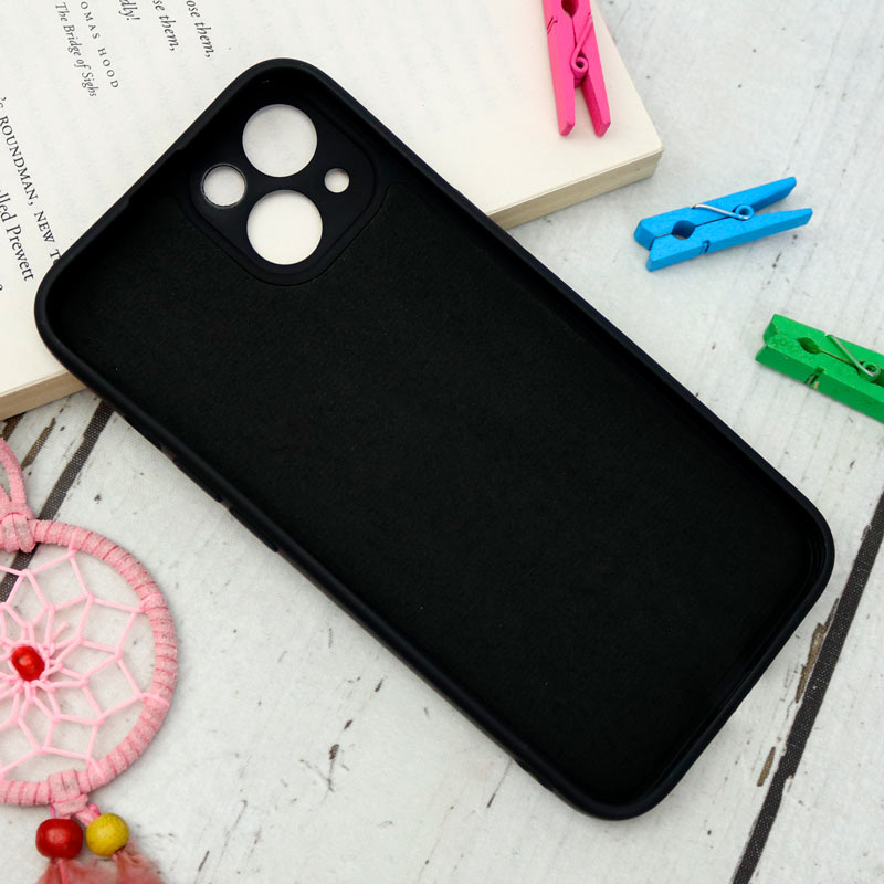 قاب سیلیکونی مشکی طرح Baron + پاپ سوکت iPhone 13