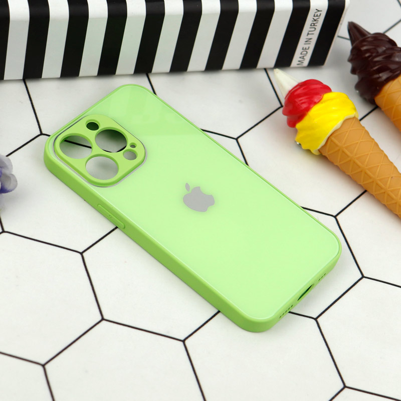 قاب محافظ لنزدار My Case پشت گلسی iPhone 13 Pro