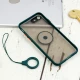 قاب مات محافظ لنزدار فلزی + هولدر و آویز حلقه ای آیفون iPhone 7/8/SE 2020