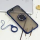 قاب مات محافظ لنزدار فلزی + هولدر و آویز حلقه ای آیفون iPhone 7/8/SE 2020