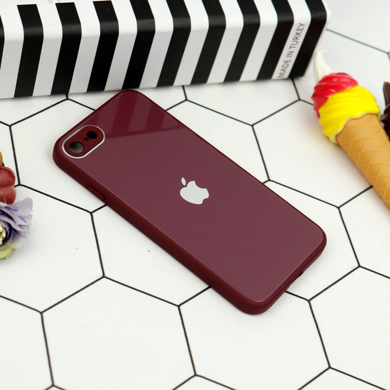 قاب محافظ لنزدار My Case پشت گلسی iPhone 7/8