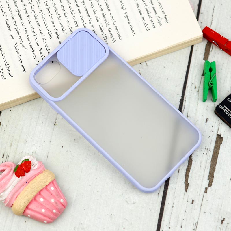قاب PC مات محافظ لنز دار کشویی iPhone 7/8/SE 2020