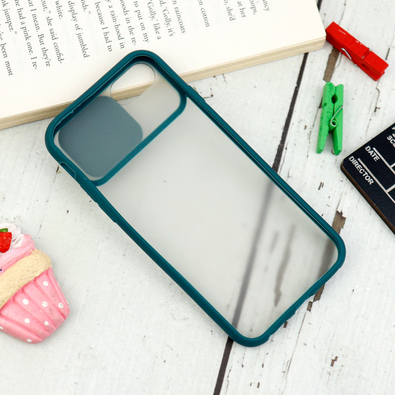 قاب PC مات محافظ لنز دار کشویی iPhone 7/8/SE 2020