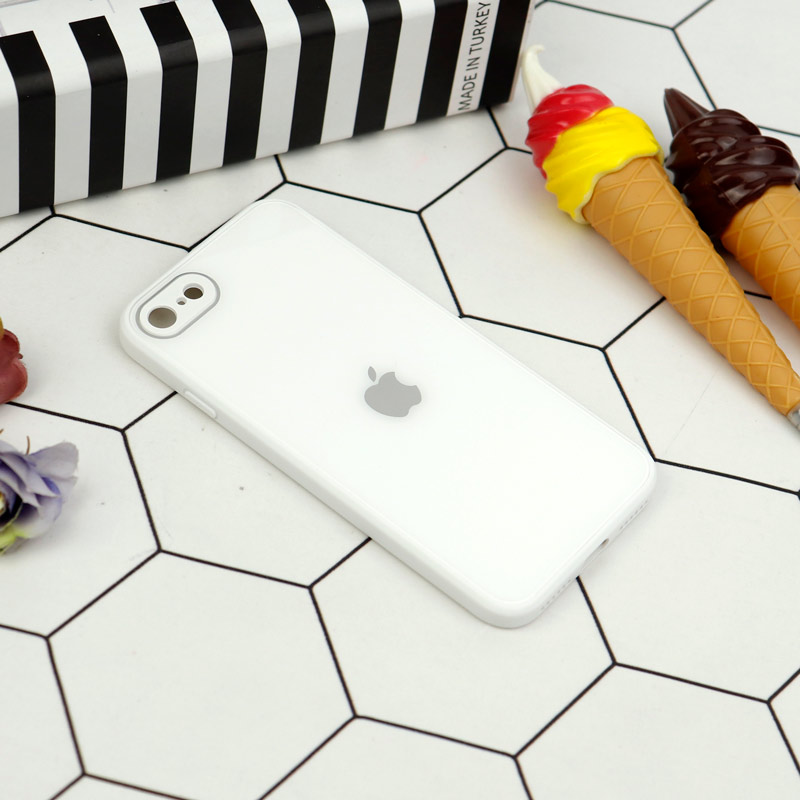 قاب محافظ لنزدار My Case پشت گلسی iPhone 7/8