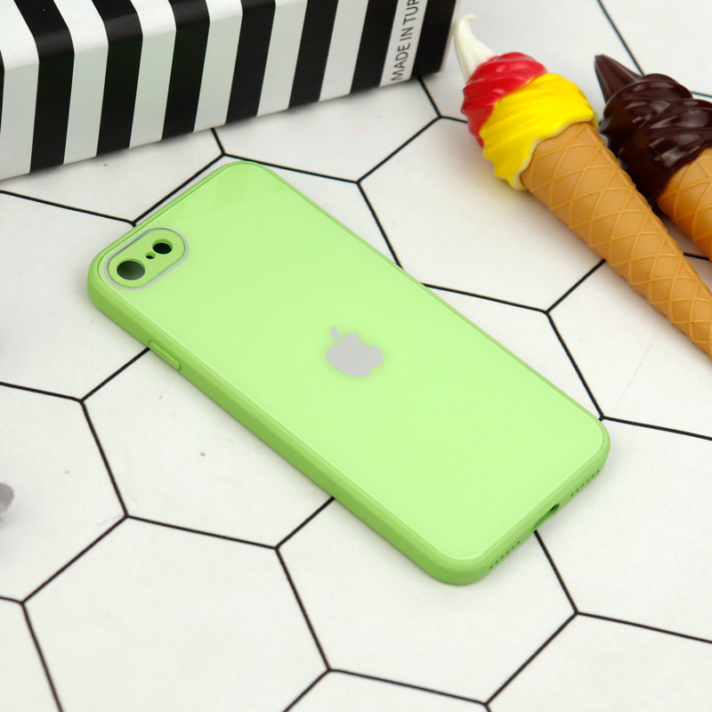 قاب محافظ لنزدار My Case پشت گلسی iPhone 7/8