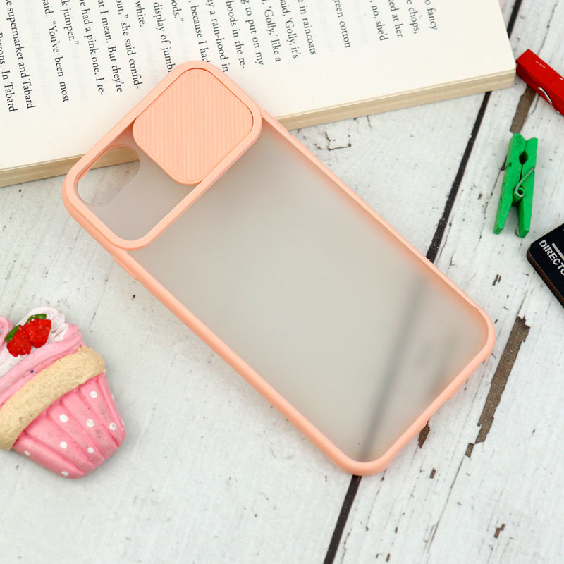 قاب PC مات محافظ لنز دار کشویی iPhone 7/8/SE 2020