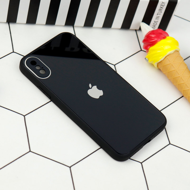 قاب محافظ لنزدار My Case پشت گلسی iPhone X/XS