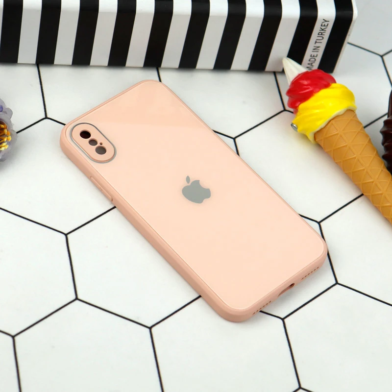 قاب محافظ لنزدار My Case پشت گلسی iPhone X/XS