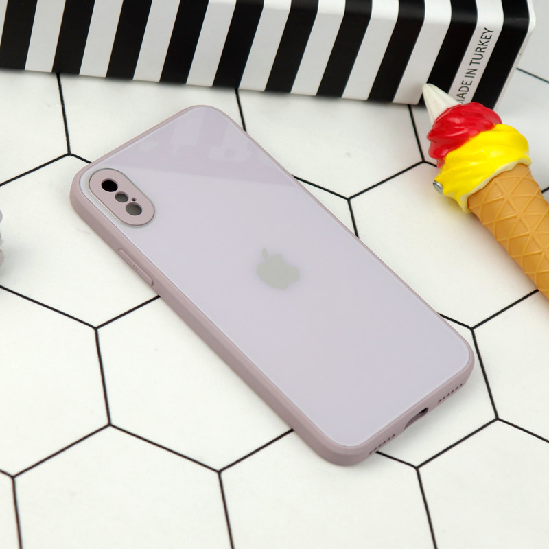 قاب محافظ لنزدار My Case پشت گلسی iPhone X/XS