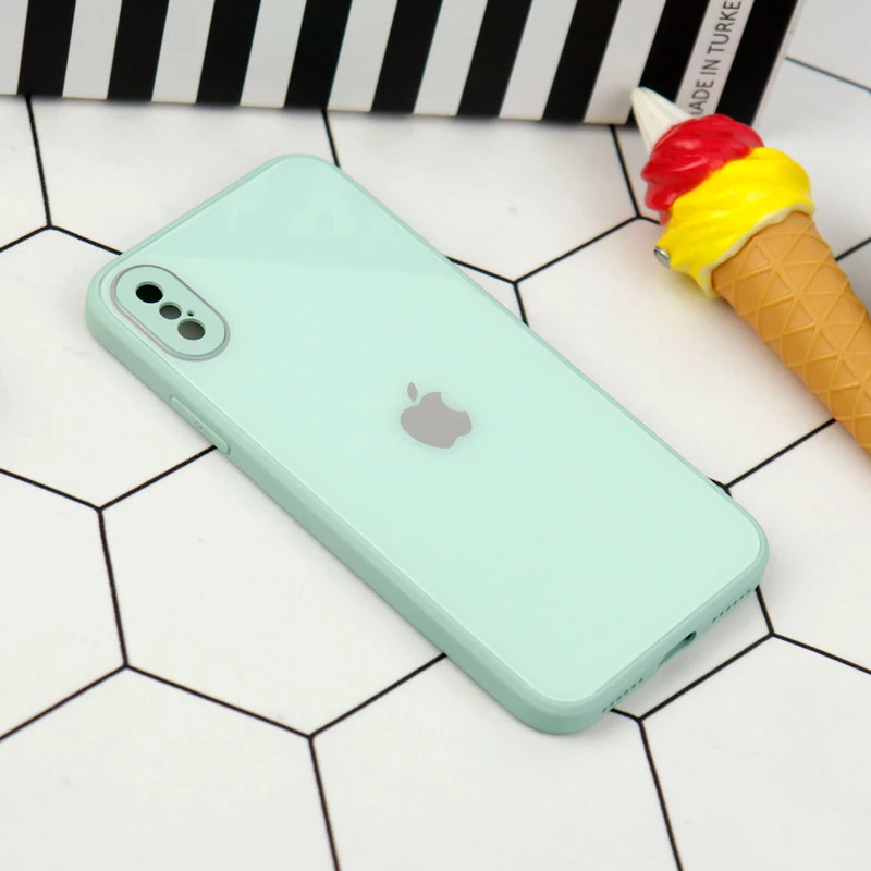 قاب محافظ لنزدار My Case پشت گلسی iPhone X/XS