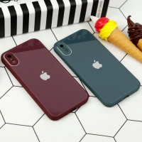 قاب محافظ لنزدار My Case پشت گلسی iPhone X/XS