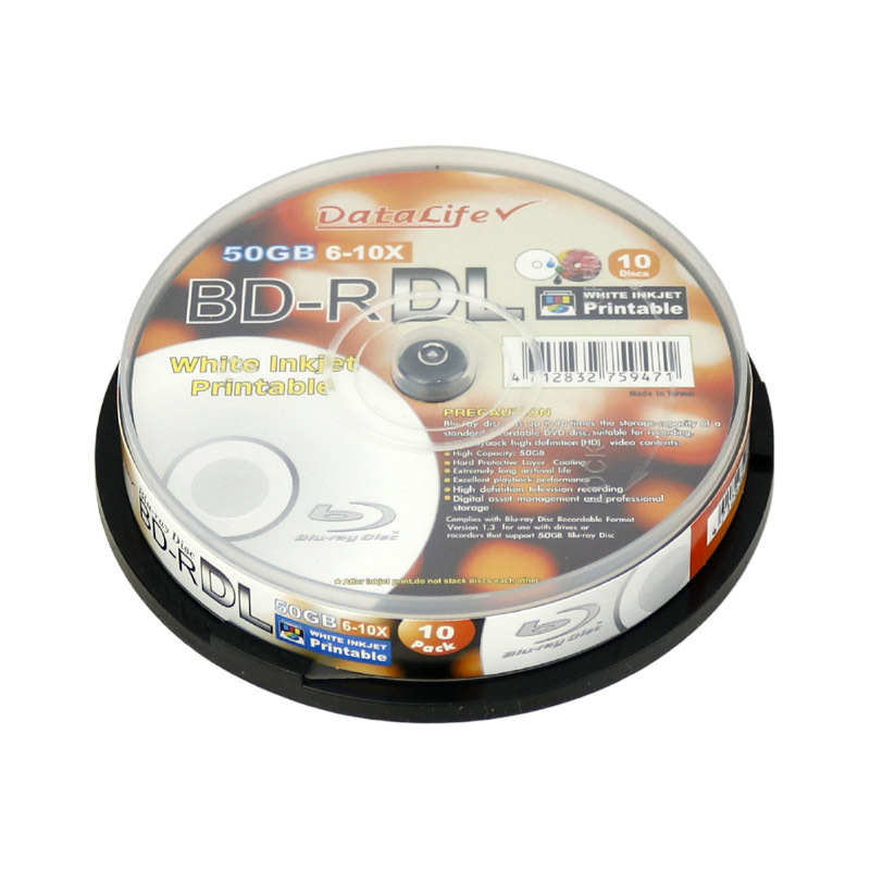 DVD خام دیتالایف DataLife بسته 10 عددی