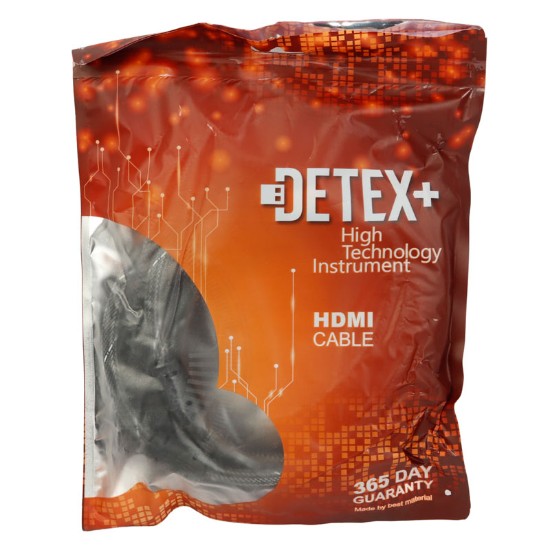 کابل Detex+ HDMI 3m پوست ماری
