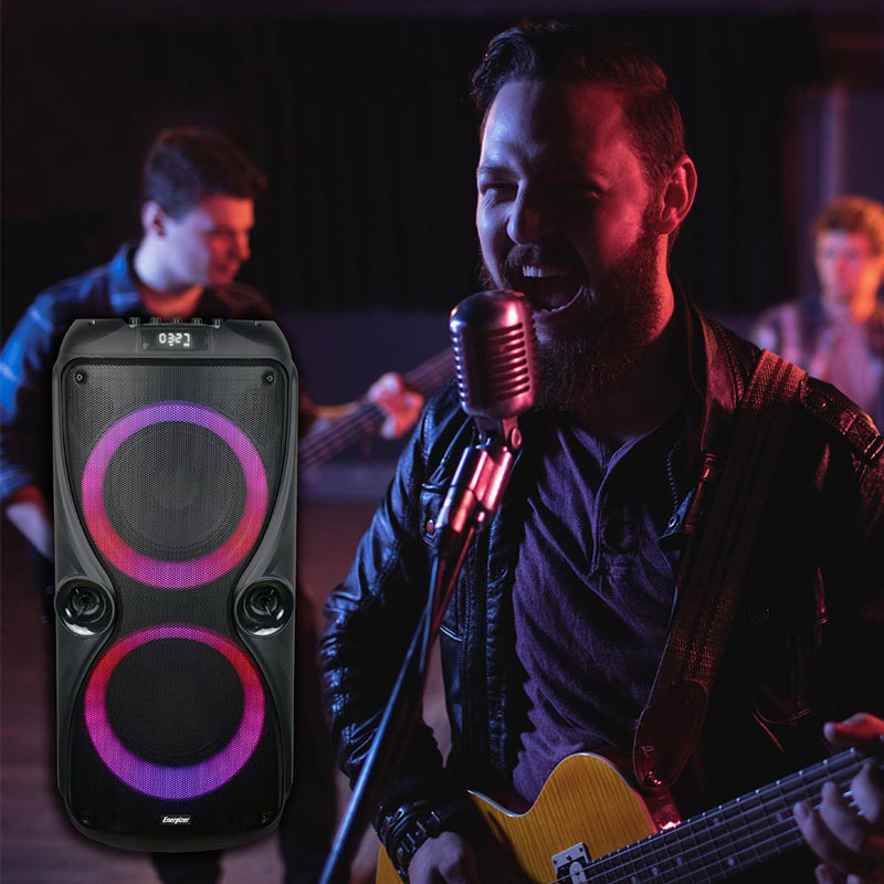 اسپیکر چمدانی بلوتوثی رم و فلش خور Energizer BTS580
