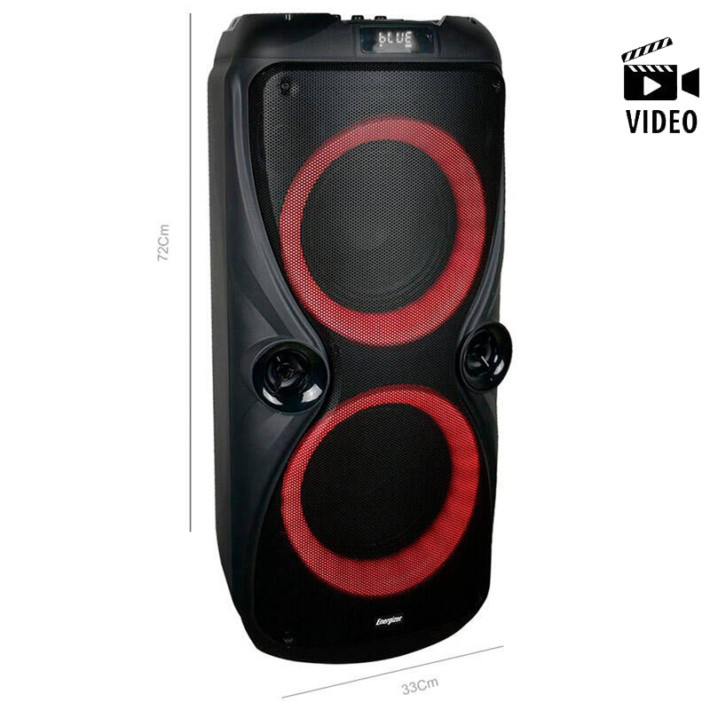 اسپیکر چمدانی بلوتوثی رم و فلش خور Energizer BTS580