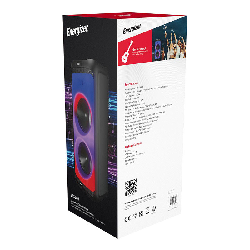 اسپیکر بلوتوثی رم و فلش خور Energizer BTS840