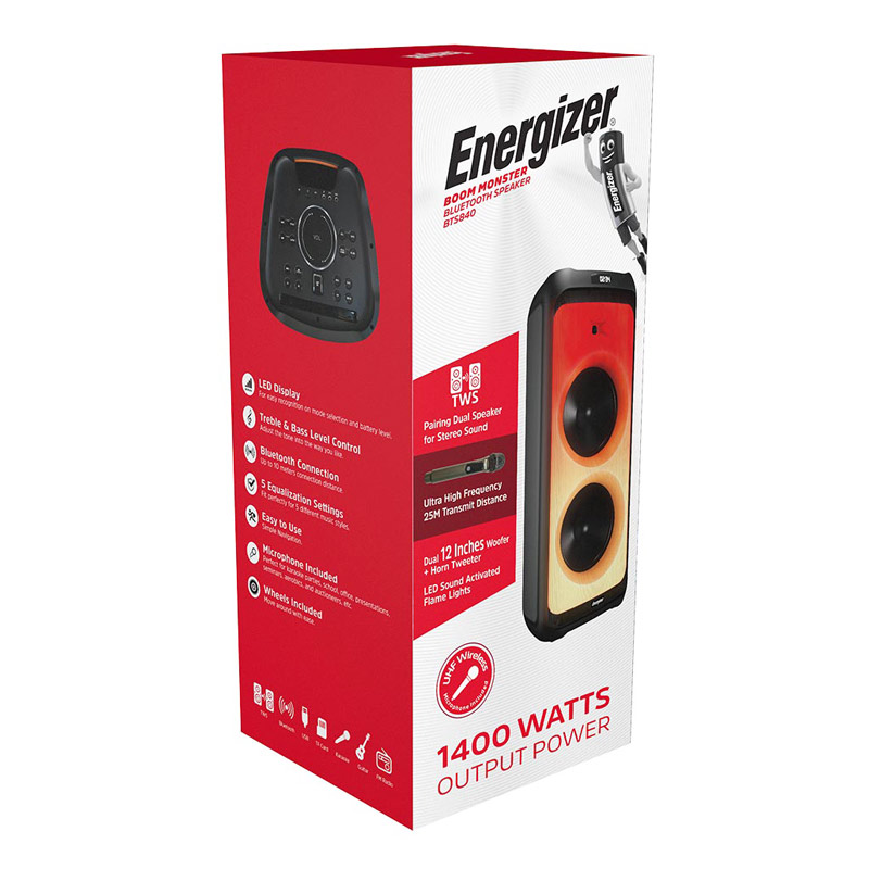اسپیکر بلوتوثی رم و فلش خور Energizer BTS840