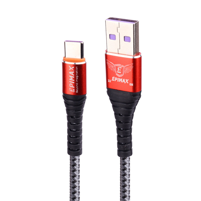 کابل تایپ سی فست شارژ Epimax EC-42 5A PD 1.2m