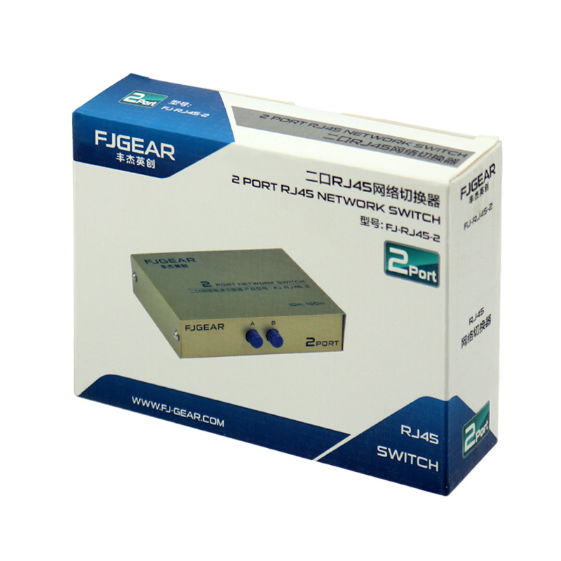 سوییچ FJGEAR FJ-RJ45-2 2Port