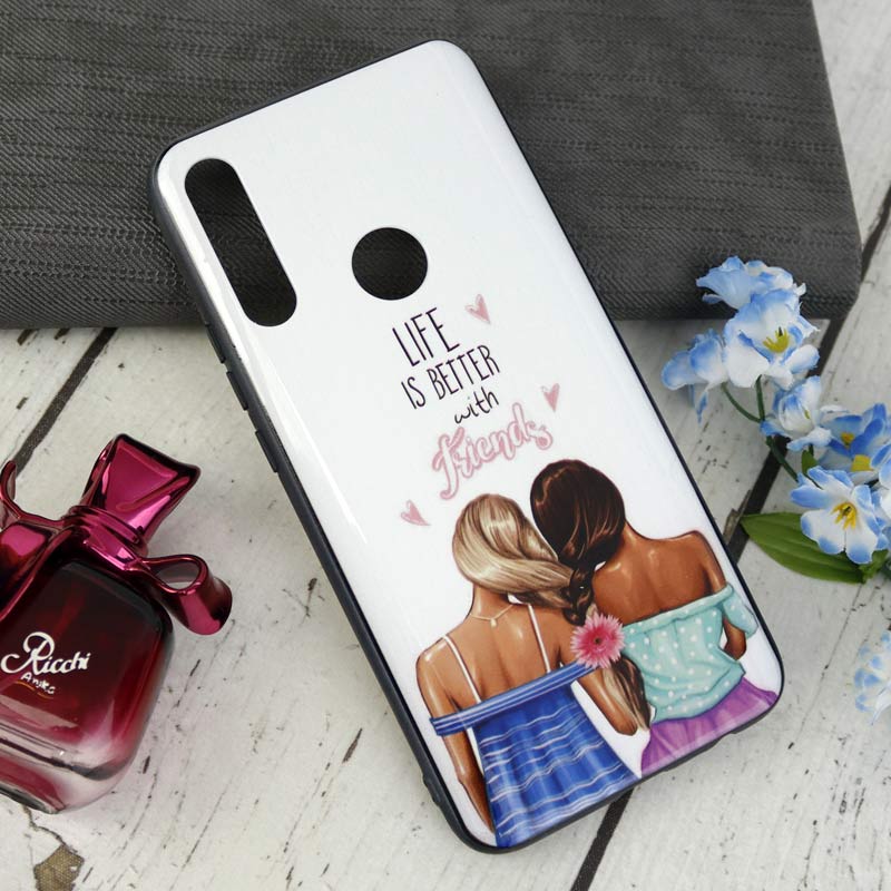 قاب فانتزی برجسته کد 3 طرح دخترانه هواوی Y9 Prime 2019