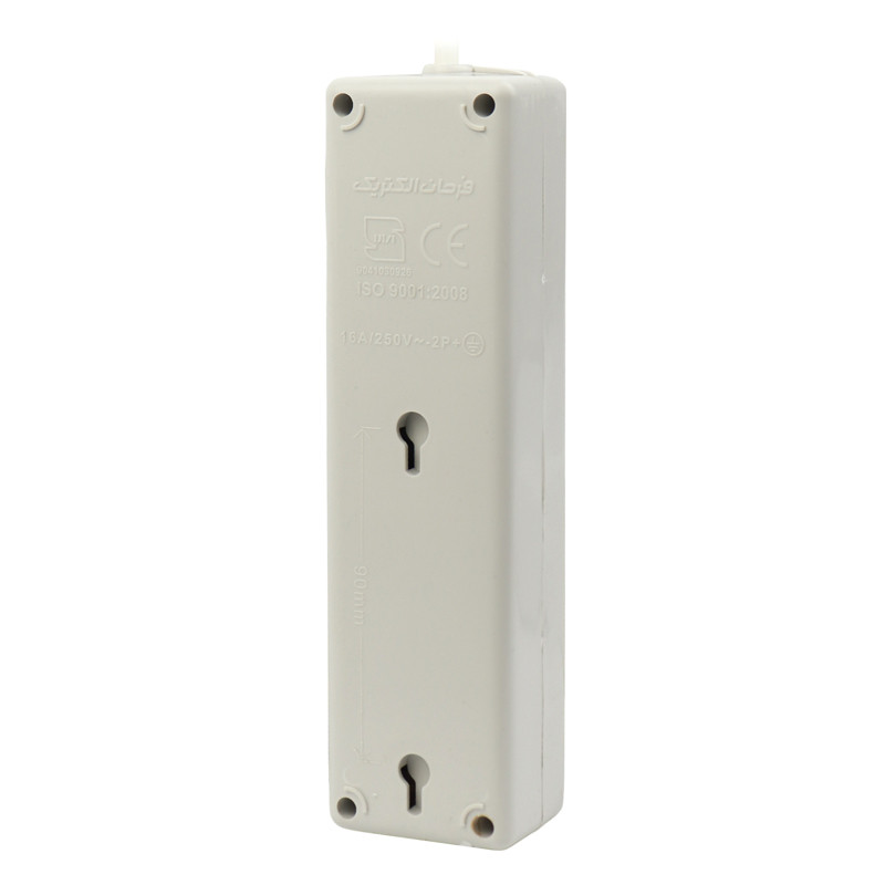 چند راهی 3 خانه برق Farhan Electric F333 با کابل 1٫8 متری