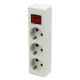 چند راهی 3 خانه برق بدون سیم ارت دار فرحان الکتریک Farhan Electric FE333