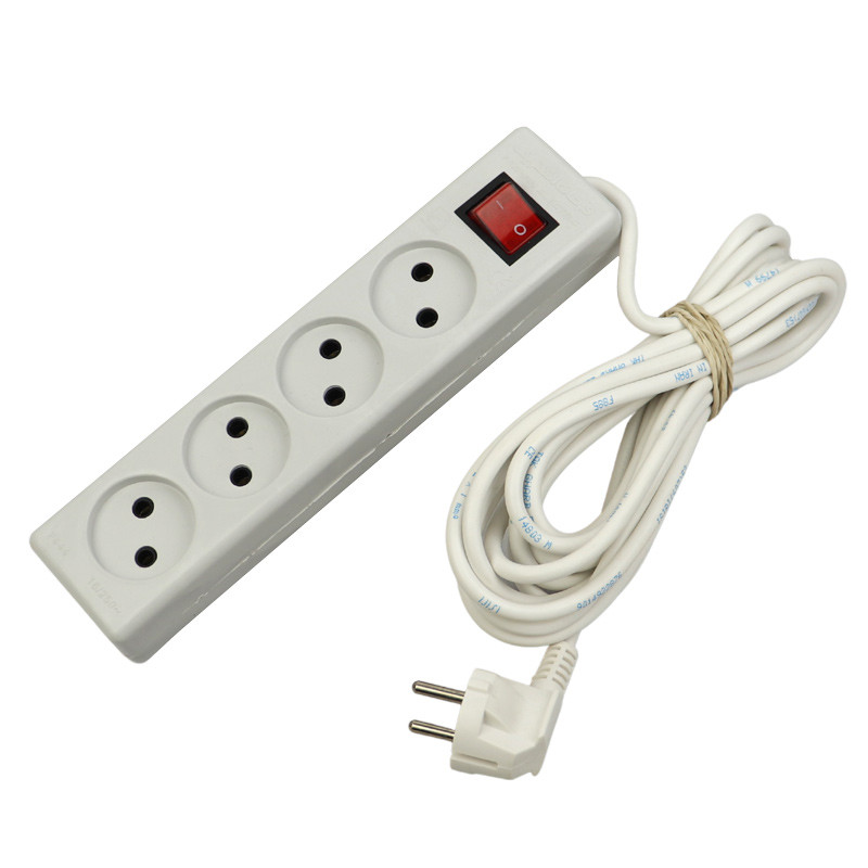 چند راهی 4 خانه برق Farhan Electric F444-5 با کابل 5 متری