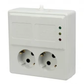 محافظ برق یخچال و فریزر 2 خانه ارت دار فرحان الکتریک با کابل 1٫8 متری Farhan Electric FEP222