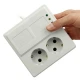 محافظ برق یخچال و فریزر 2 خانه ارت دار فرحان الکتریک با کابل 1٫8 متری Farhan Electric FEP222