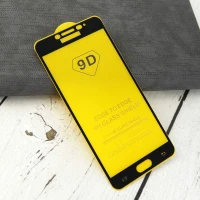 گلس تمام چسب Samsung Galaxy C7 مشکی