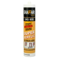 چسب درزگیر سوپر آکریلیک غفاری SAS800 حجم ۳۱۰ میلی لیتر