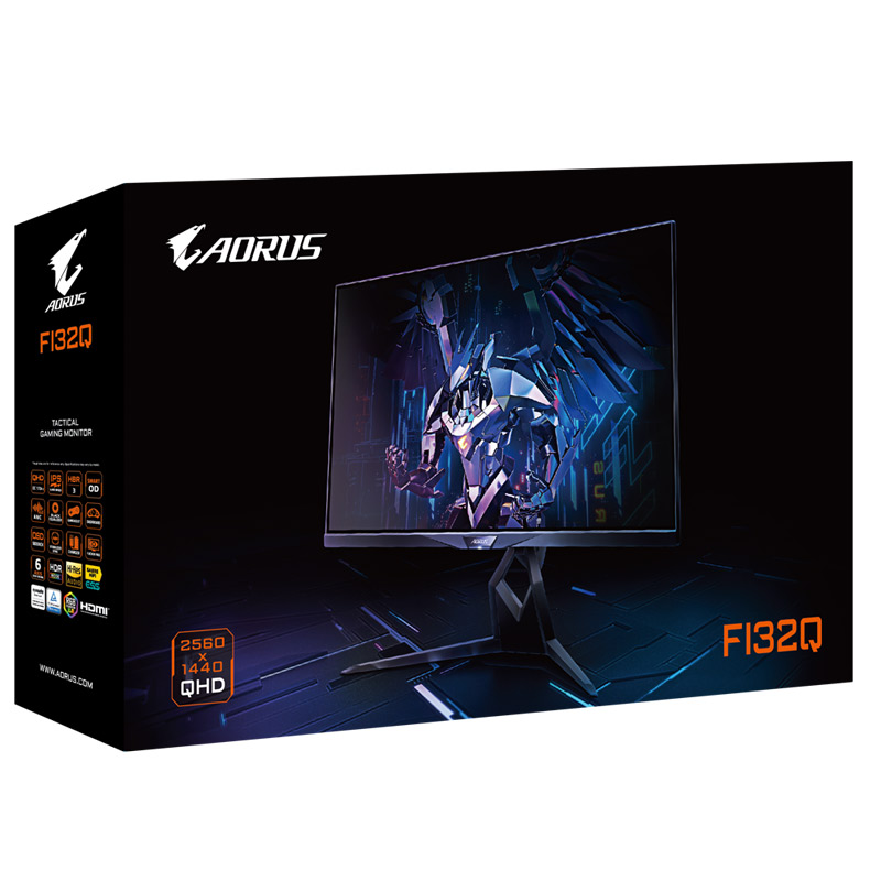 مانیتور گیمینگ گیگابایت Aorus FI32Q سایز 31.5 اینچ