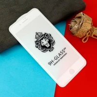 گلس LIONSERIES بدون پک آیفون iPhone 7 Plus / 8 Plus سفید