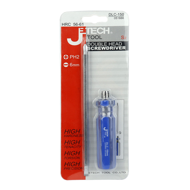 پیچ گوشتی دو طرفه Jetech Tool DLC 6*150mm