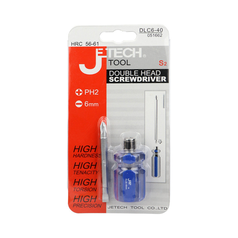 پیچ گوشتی دو طرفه Jetech Tool DLC 6*40mm
