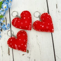 جاکلیدی قلب Love قرمز