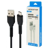 کابل میکرو یو اس بی 2.1 آمپر کینگ استار K103A طول 1.1 متر