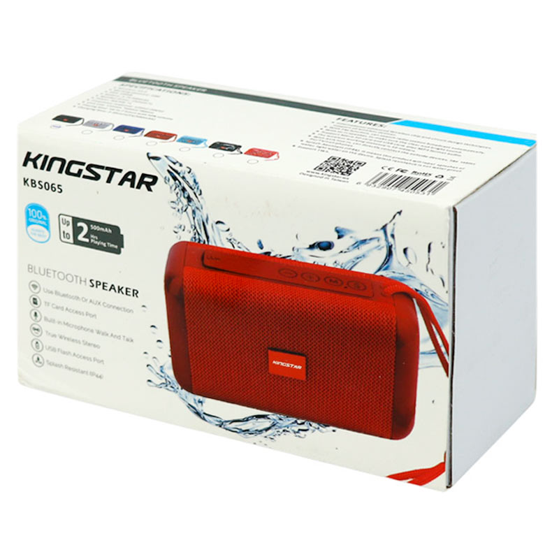اسپیکر بلوتوثی رم و فلش خور KingStar KBS065