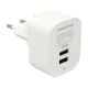 شارژر دیواری فست شارژ kingStar KW152C 2Port 2.4A 12W + کابل Type-C