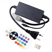 سوکت ریسه RGB طول 50 سانتی متری + ریموت کنترل