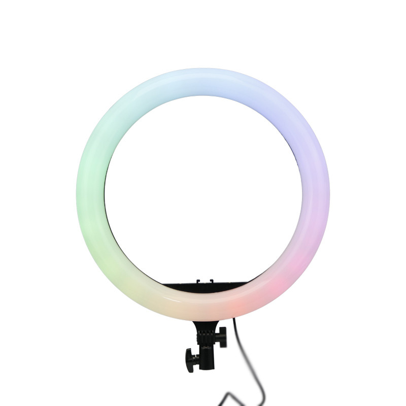 رینگ لایت پایه دار 14 اینچ MJ36 RGB