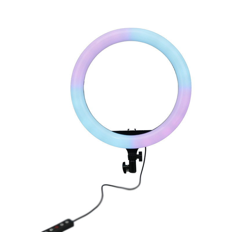رینگ لایت پایه دار 14 اینچ MJ36 RGB