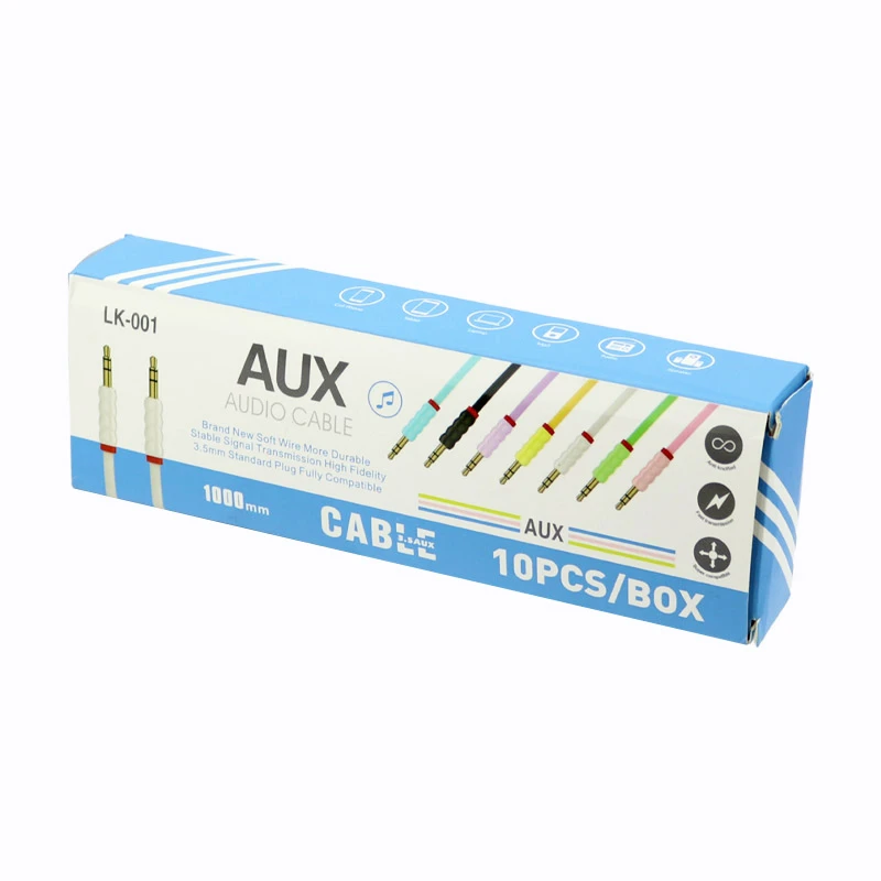کابل LK-001 AUX رنگی طول 1 متر
