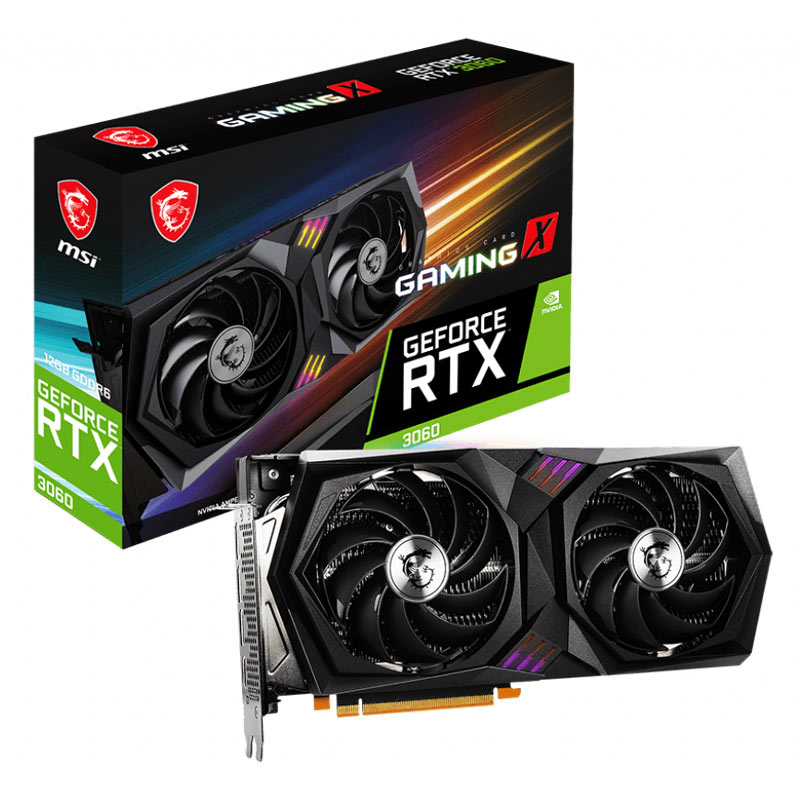 کارت گرافیک MSI GAMING X GeForce RTX3060 12GB GDDR6 192Bit